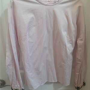 Paul & Joe Sister Pink Long Sleeve Women's Top Elegant Chic